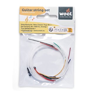 Toy guitar strings - 6 pieces - nylon